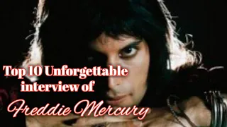 Top 10 Unforgettable interview of Freddie Mercury  #MarieQuisel #Queen