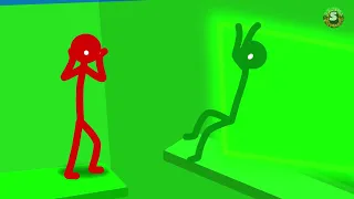 Stickman VS Roblox on a MultiLevel Map | Survival Challenge