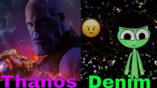 Young Denim vs Thanos // Gacha Animation // Learning With Pibby Mini Movie