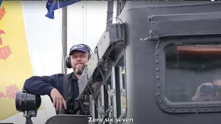 A grandkid onboard a Missile Carrier