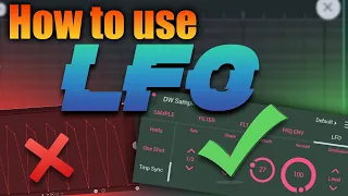 How To Use LFO For Future Bass in FL STUDIO MOBILE?!