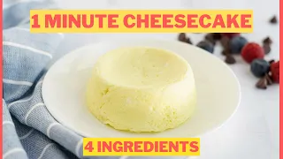 1 Minute Microwave Cheesecake Recipe | Keto | Low Carb | Sugar Free | Gluten Free