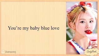 TWICE 'BABY BLUE LOVE' EASY LYRICS