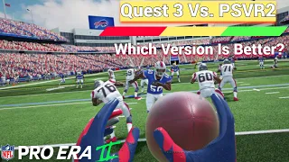 NFL Pro Era 2 Gameplay Comparison Quest 3 Vs PSVR2 - A Glaring Issue On This One?
