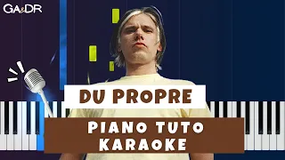 Orelsan - Du propre (Piano fr Cover Tutoriel KARAOKE Paroles)