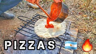 Me hago unas re PIZZAS a la parrilla! En este paraíso de MONTAÑA, trekking cascada de los ALISOS