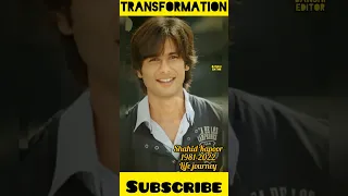 shahid Kapoor 😍👩‍❤️‍💋‍👨 life journey from 1981-2022 #transformation #shorts #viralshorts #actor #yt