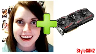 StyleGAN2 + Overly Attached Girlfriend (Thx @Patrick Harkness)