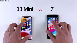 iPhone 13 Mini vs iPhone 7 SPEED TEST