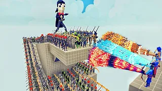 100x HALLOWEEN ARMY + GIANT DRACULA vs 3x EVERY GOD - Totally Accurate Battle Simulator TABS