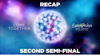 Eurovision 2016 : Recap of Second Semi-Final (with Running order)