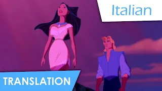 Colors of the Wind (Italian) Lyrics & Translation