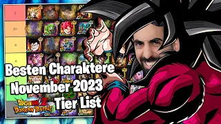 Die Besten Charaktere in DBZ Dokkan Battle! LR SSJ4 Goku November 2023 Tier List