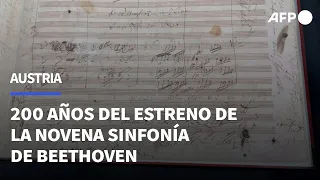 La Novena sinfonía de Beethoven cumple dos siglos desde su estreno en Viena | AFP