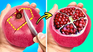 Easy & Fun Ways To Peel And Cut Fruits And Vegetables 🍉🧅