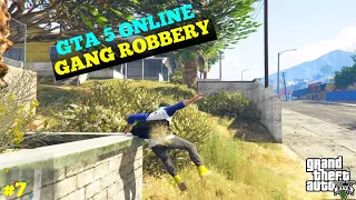 GTA 5 🥺 ONLINE MISSION ⚡ GANGWAR ROBBERY ❤️ GTA 5 GAMEPLAY #7 #technogamerz #gta5