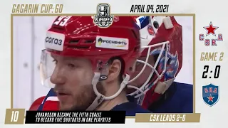 Gagarin Cup Playoffs in 60 seconds — 4 April 2021