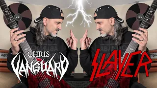 Slayer - Raining Blood - guitar playthrough by Chris Vanguard with Schecter Apocalypse V-1