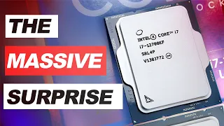 INTEL Delivers MASSIVE Surprise! -- Intel i7-12700KF