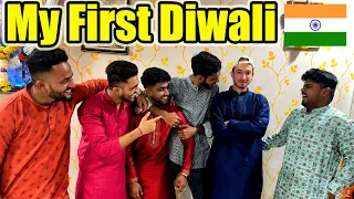 Foreigner Celebrating Diwali for The First Time In India 🇮🇳