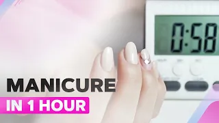 Quick Manicure | Simple Pastel Gel Nails in 1 Hour