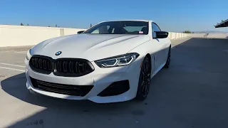 Tour the 2024 M850i xDrive Coupe in Alpine White | 4K