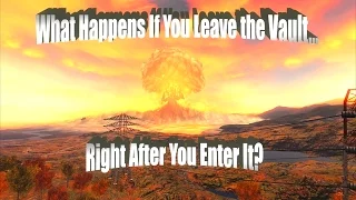 What Happens if You Leave the Vault Right After You Enter It in Fallout 4?