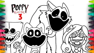 Poppy Playtime Chapter 3 New Coloring Pages / How to Color BOSSES and MONSTERS