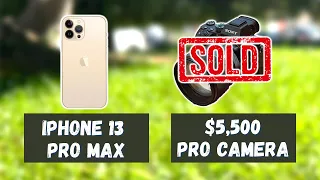 I Sold My Pro Camera and Here's Why | iPhone 13 Pro Max VS Pro Camera