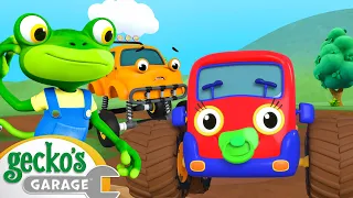 Monster Truck Transformation | Gecko the Mechanic | Vehicle Repair Cartoons | Buses, Trucks and Cars