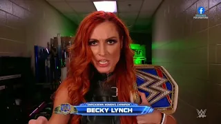 Becky Lynch dice que derrotara a Bianca Belair en Extreme Rules - WWE Smackdown 24/09/2021 (Español)