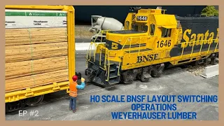 Local Switching! HO Scale Model Railroad BNSF Layout
