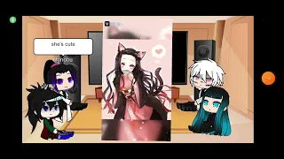 hashira react to nezuko