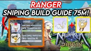 Ragnarok Origin - Ranger DPS Sniping Build Guide! Dps 75m