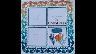 CCC Creative Memories Serene Waters and Friendly Fish Border Punch by Cheryl Bliss