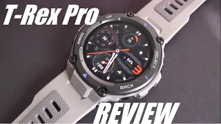 REVIEW: Amazfit T-Rex Pro Rugged Sports Smartwatch! 10ATM, Quad GPS, 18-Day Battery Life!