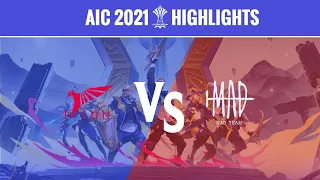 Highlights: dtac x Talon vs MAD Team | AIC 2021 Group Stage Day 1