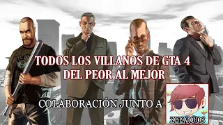 Top 8: Los villanos de GTA 4 del peor al mejor ft. @ZeeMods