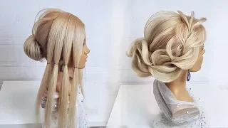 Beautiful hairstyles step by step.Wedding hairstyle,hairstyle for Prom