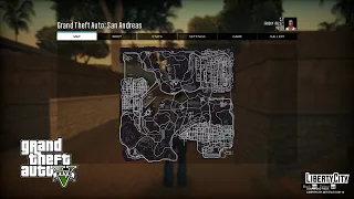 Полноценный Худ из GTA 5 для GTA San Andreas / GTA 5 Hud (Beta)