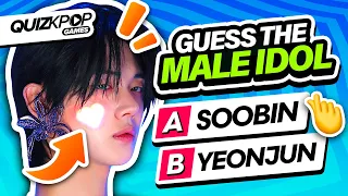 GUESS THE NAME OF THE KPOP IDOL (BOYS EDITION) | QUIZ KPOP GAMES 2023 | KPOP QUIZ TRIVIA