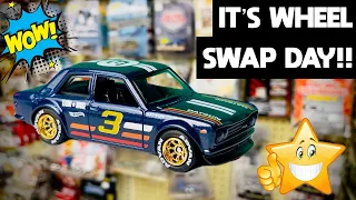 HOW TO WHEEL SWAP ANY HOT WHEELS CAR! USING SHOPMONOBLOCK.COM PREMIUM AXLES AND LETTER TIRE WHEELS!