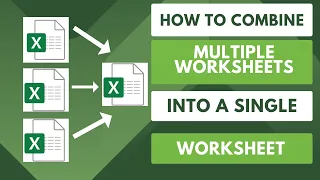 Combine Data From Multiple Worksheets into a Single Worksheet in Excel using Power Query #excel