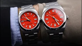 Rolex Oyster Perpetual 36 126000 VS 41 124300 Side-By-Side