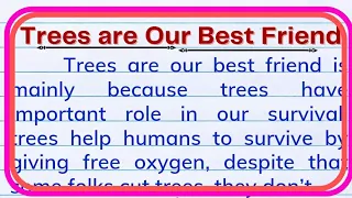 Trees are our best friend essay in English| importance of trees essay