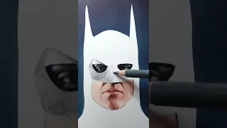 Drawing Batman (Michael Keaton) - Time-lapse #shorts #drawing #batman #timelapse