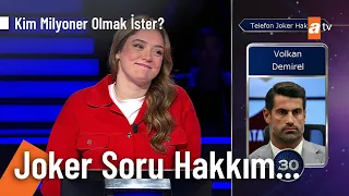 Zehra Güneş joker hakkını Volkan Demirel’den yana kullandı - Kim Milyoner Olmak İster? 1065. Bölüm