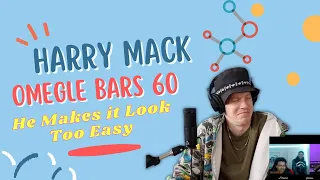 Harry Mack Omegle Bars 60 Reaction | He Makes Freestyling Look Easy | #harrymackreaction