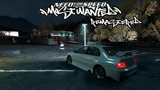 NFS Most wanted REMASTERED | Lancer Evolution Freeroam Night Gameplay | Best Graphics Mod 2024