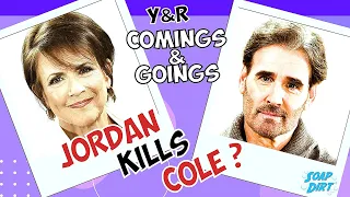 Young and the Restless Comings and Goings: Will Jordan Kill Cole? Sweeps Mayhem Brings Murder? #yr